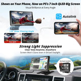 ATOTO P5 9" Portable Car Stereo, Glare-Suppressing QLED Screen, Wireless CarPlay and Android Auto, GPS Navigation, Bluetooth, AUX/FM Output, Phone Mirroring, Voice Assistant