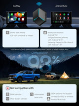 ATOTO CB7PQ CarPlay AI Box with Dash Cam & OBD2 Scanner, Full Android System, Wireless CarPlay & Android Auto, DriveChat AI, GPS Tracking, HDMI, OTA, 4GB+64GB