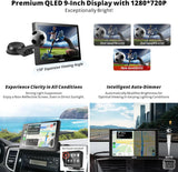 ATOTO 9" Portable Car Stereo with QLED Touchscreen, Wireless/Wired CarPlay & Android Auto, 2GB+32GB, ChatGPT AI, Fast Boot, 1280x720p Display