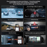 ATOTO X10DG2B7E Autoradio 2 DIN 7 Pouces, QLED, 8+128G, Microphone Double et Entrée Caméra, CarPlay & Android Auto sans fil, 4G LTE, Assistant vocal IA, Suivi GPS, DAB, Bluetooth, LRV, Entrée HDMI