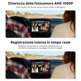 ATOTO AC-HN9CBV1 Telecamera Abitacolo, Rivolta Indietro (Montata Davanti), AHD 1080p 30fps, Visione Notturna Starlight, Grandangolo 135°, Modalità Parcheggio – Solo per Serie V10