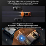 ATOTO AC-HN9FR Caméra Dash Avant AHD 1080p, 30fps, Vision Nocturne Starlight, WDR, Grand-Angle 136°, G-Capteur, Mode Parking, Enregistrement en Boucle, Lecture Trace GPS, Série V10