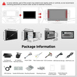 ATOTO A5LG209T 9" Double DIN Car Stereo, Touchscreen, Backup Camera, 2+32G, Wireless CarPlay and Android Auto, GPS, WiFi, Bluetooth, 24-Band EQ, USB