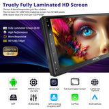 ATOTOEXCEL A6PF 7 inch Android Double DIN Car Stereo, Wireless CarPlay&Android Auto, 8 Core QLED Touchscreen DAB+ Radio 2G+32G, WiFi/BT/USB Tethering, 32-band EQ/DSP, Dual BT, AI Drivechat, LRV/GPS