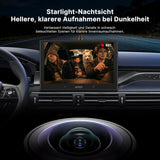 ATOTO AC-HN9CBV1 Innenraumkamera Rückwärts (Vorne Montiert), AHD 1080p 30fps, Starlight-Nachtsicht, 135° Weitwinkel, Loop-Aufnahme, Parkmodus, V10 Serie