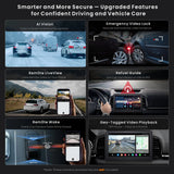 ATOTO X10DG209E 9" QLED DAB Autoradio 2 Din Android, 8+128G, Wireless CarPlay & Android Auto, 4G LTE, AI Voice Assistant, GPS Tracking, Dual MIC & Bluetooth, LRV, 36-Band EQ, HDMI Input