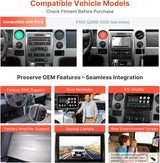 ATOTO S8F1509ADM 9" Android Double Din Car Stereo for Ford F150 (2009–2012 Low Trims) with A/C Controls, 4G+32G, Wireless CarPlay & Android Auto, 4G LTE, DSP, 32-Band EQ, Dual Bluetooth