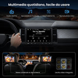 ATOTO F7G211WE Autoradio 2 DIN da 10,1", Apple CarPlay Wireless e Android Auto Wireless, Stereo Auto Touchscreen, Bluetooth, LRV, MirrorLink, Comandi al Volante, AUX, Radio FM/AM