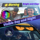 ATOTO CI-VIALD19 Programmable LED Car Sign - 19.4" Voice & App Controlled Scrolling Text Display with Custom RGB Animations for Vehicles, Stores & Hotels (USB 5V Powered, Flexible Mount)