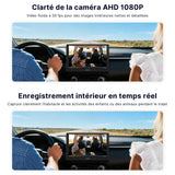 ATOTO AC-HN9CBV2 Caméra Intérieure Frontale, AHD 1080p, Grand Angle 135°, Vision Nocturne Starlight, Enregistrement en Boucle, Mode Parking, Série V10