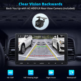ATOTOLIFE A5L 10inch 2G+32G Android Double Din Car Stereo with Backup Camera, Wireless CarPlay & Android Auto in-Dash Navigation, WiFi/Bluetooth/USB Tethering, DSP/FM/AM, MirrorLink, AI Dialogue