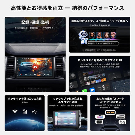 ATOTO A7G209PKL 9インチ 2DIN ディスプレイオーディオ ワイヤレスCarPlay ATOTO A7G209PKL 9インチ 2DIN ディスプレイオーディオ ワイヤレスCarPlay
