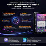 ATOTO S84G2D7PB 7" Autoradio Android 2 DIN con Schermo Touch, Agentic AI, Illuminazione Ambientale, Avviso di Incidente, Sorveglianza del Parcheggio, DSP Hi-Fi Pre-Out 4V