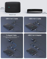 ATOTO CB4 Magic CarPlay Box, Wireless CarPlay Adapter Supports for Netflix/YouTube/TF Card, AI Box Carplay, Plug & Play, Drivechat with AI Skills, Dual WiFi, Bluetooth, Fits for OEM Wired CarPlay Cars