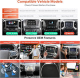 ATOTO S8SLD10ADM 10.1" Android Double Din Car Stereo for 2014–2018 Chevy Silverado & GMC Sierra (1500/2500/3500 & 2019 Classic), Wireless CarPlay/Android Auto, 4G+32G, 4G LTE, DSP, 32-Band EQ