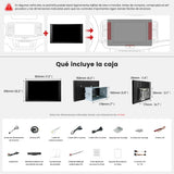 ATOTO A7G225PKL Autoradio Android 2 DIN de 12.5", 8 Núcleos, 4G+64G, 4G LTE/Wi-Fi/Bluetooth Tethering, CarPlay y Android Auto inalámbricos, Amplificador Integrado y DSP, Sensor G