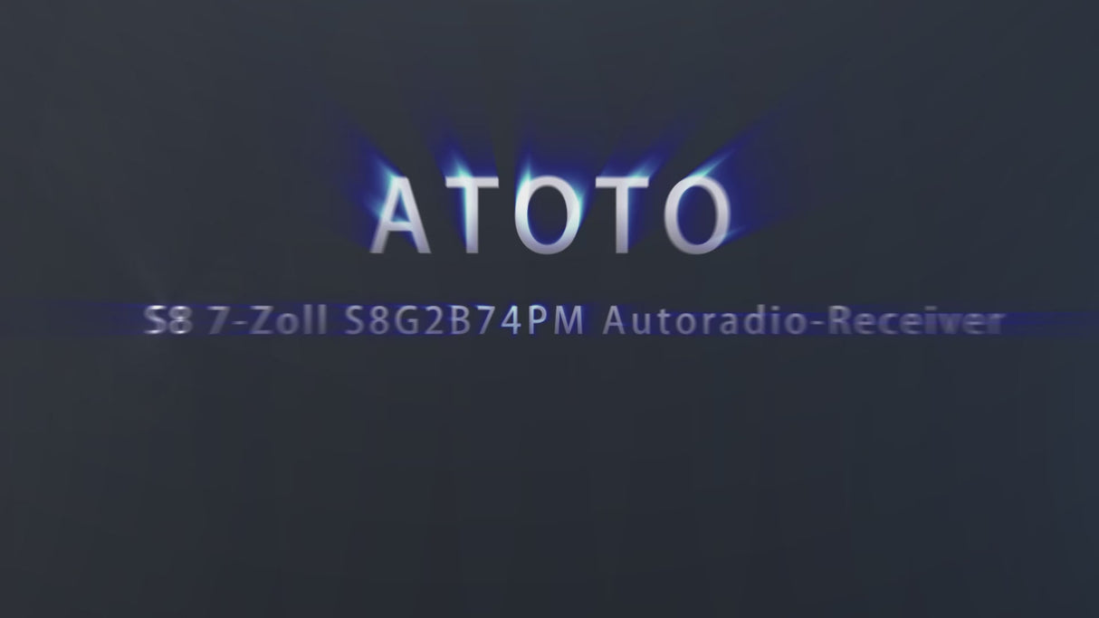 [Neu] ATOTO S8 Premium Doppel-DIN Android Autoradio, Kabelloses CarPlay &amp; Android Auto, 7-Zoll-QLED-Anzeige, Dual BT mit aptX HD, USB tethering,HD Rückansicht mit LRV, SCVC und mehr, S8G2B74PM