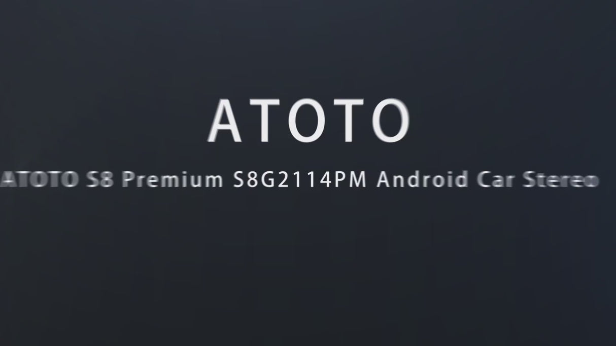 ATOTO S8G2114PM 2nd Gen Android Car Stereo with 10.1" QLED Display, Dual Bluetooth and Wi-Fi, Speed Compensated Volume Control, 6 Touch Gestures, and USB Tethering