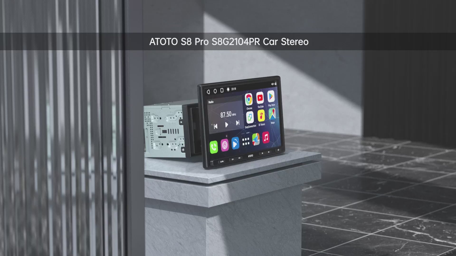 ATOTO S8PR 10 インチ オートラジオ 2 DIN、CarPlay、4G、BT、LRV