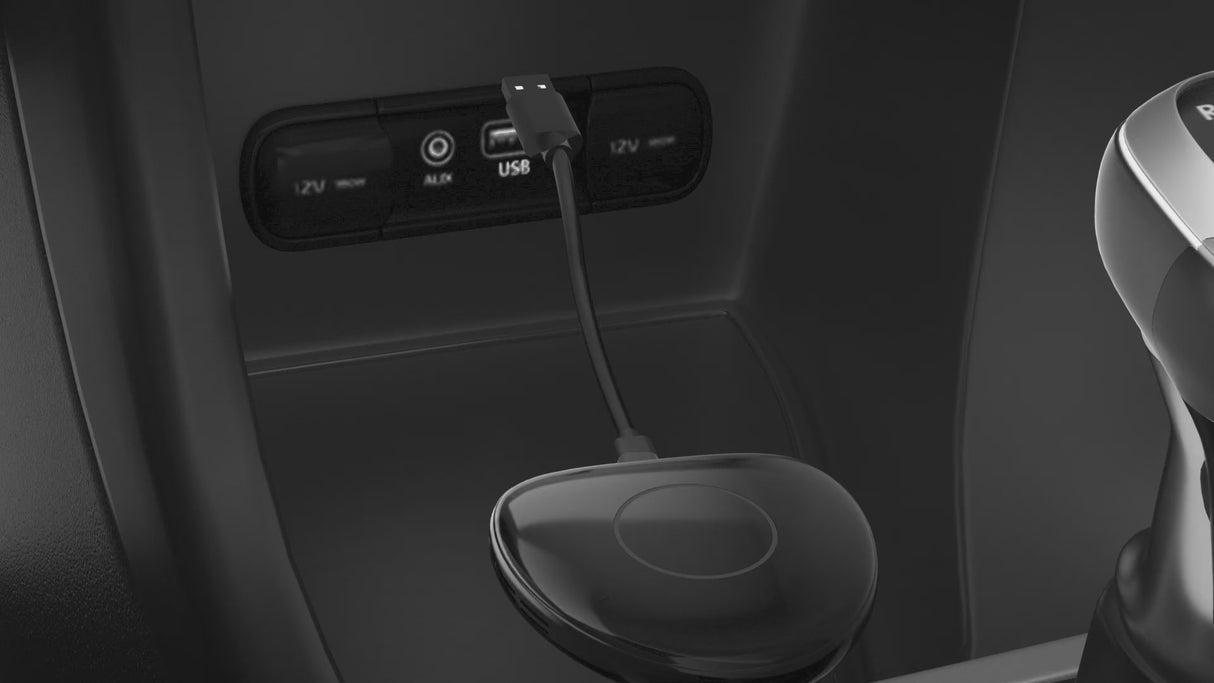 ATOTO CarWave CB6 Magic AI Box - Wireless CarPlay & Android Auto, Android 13 OS, 8-Core, 8G+128G, Car Streaming Video Box for Netflix, Spotify, 4G LTE, WiFi, Dual Bluetooth, OBD II, microSD, OTA, Gray