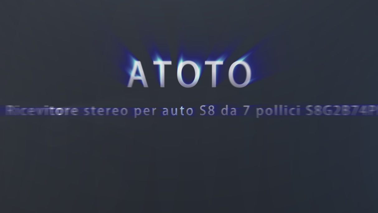 ATOTO S8G2B74PM  7" QLED Android Double Din Autoradio, Wireless CarPlay e Android Auto, Schermo Diviso, Doppio Bluetooth con aptX HD, Retrovisore HD LRV, SCVC e Altre Funzioni