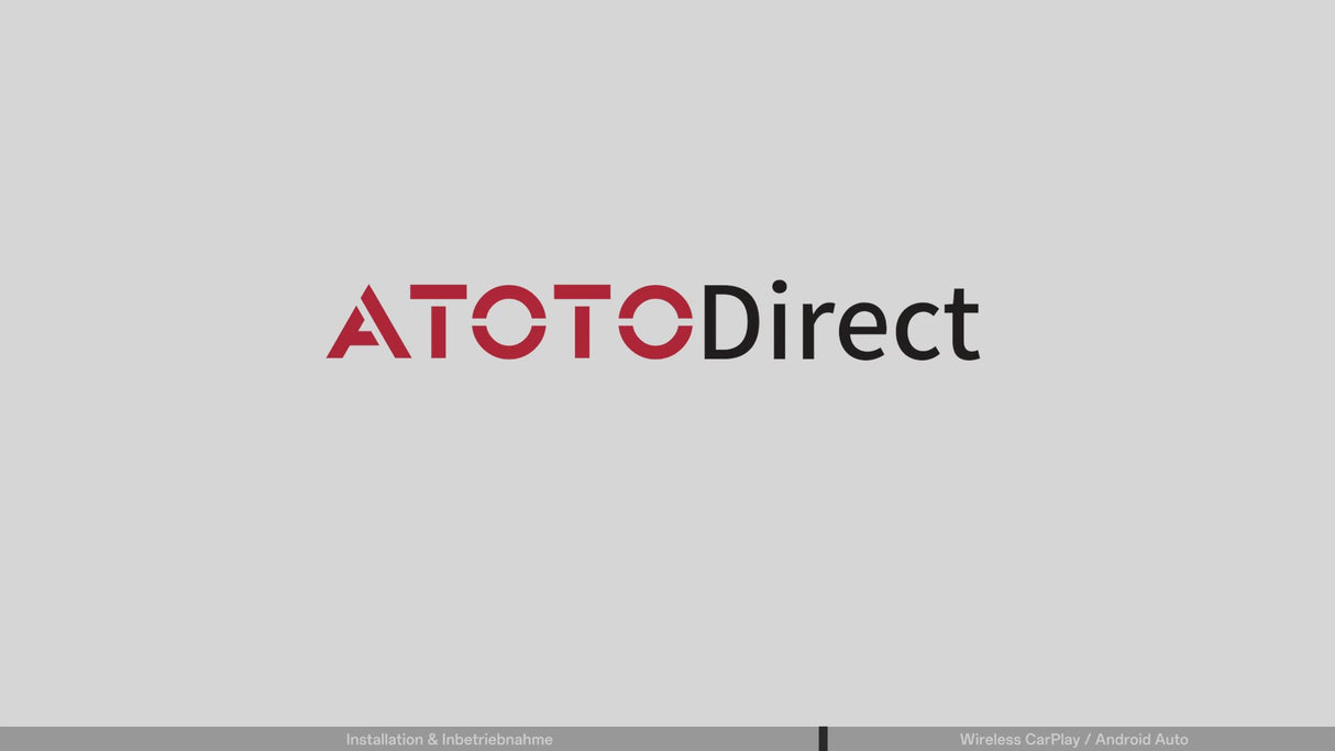 ATOTO CB4A-BK Drahtloser CarPlay Adapter – Magic AI Box mit Dual-WiFi, Wireless CarPlay Box für Fahrzeuge mit kabelgebundenem CarPlay & Android Auto, YouTube & Netflix Unterstützung