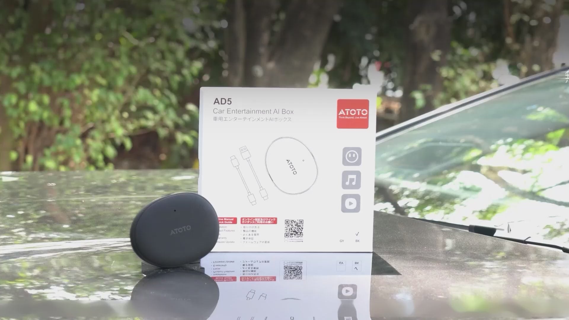 ATOTO AD5 車用エンターテインメントAIボックス ATOTO AD5 無線ルーター｜ChatGPT AI・256GB対応・デュアルWiFi