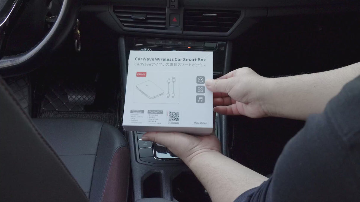 CarPlay AIボックス、Netflix/YouTube/TFカード対応 ワイヤレスCarPlayアダプター、4G LTE内蔵 ワイヤレスAndroid Autoアダプター、3GB+32GB フルAndroid搭載 AIボックスCarPlay、AIスキル搭載DriveChat、デュアルWi-Fi/Bluetooth、プラグ＆プレイ 純正有線CarPlay対応車に適合