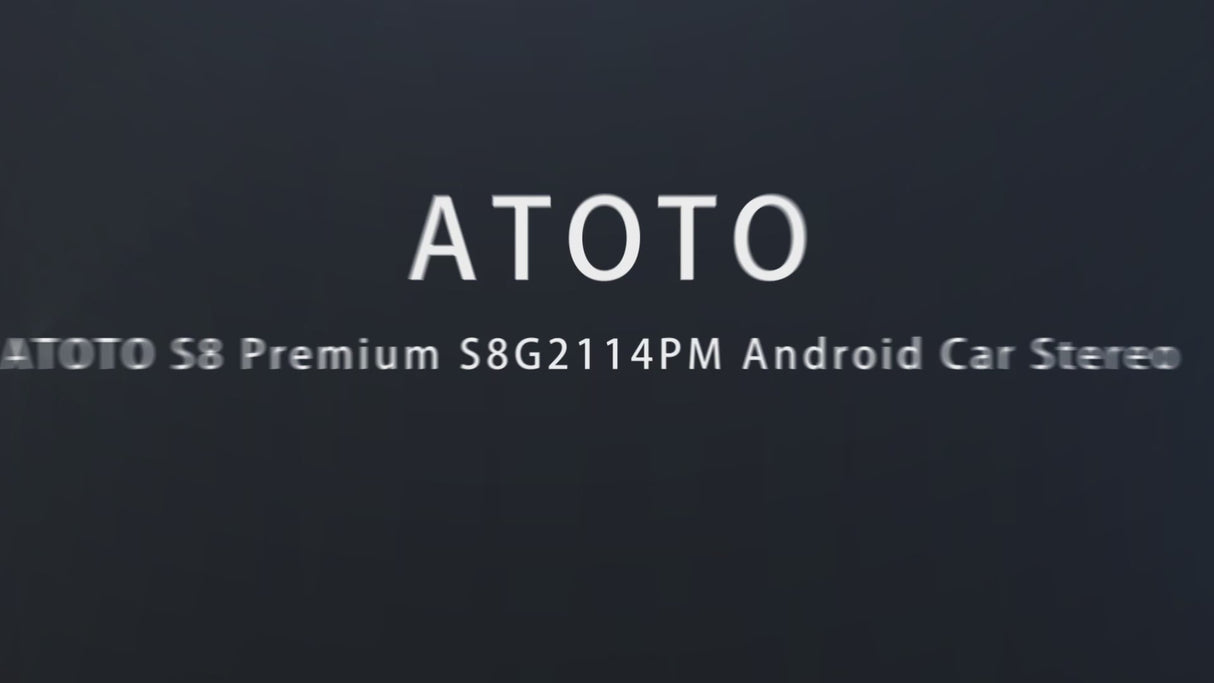 ATOTO S8G2114PM 10" Double Din Car Stereo, QLED Display, Wireless CarPlay and Android Auto, Split Screen, Dual Bluetooth with aptX HD, HD VSV Parking, LRV, SCVC, 3G+32G, Android Navigation