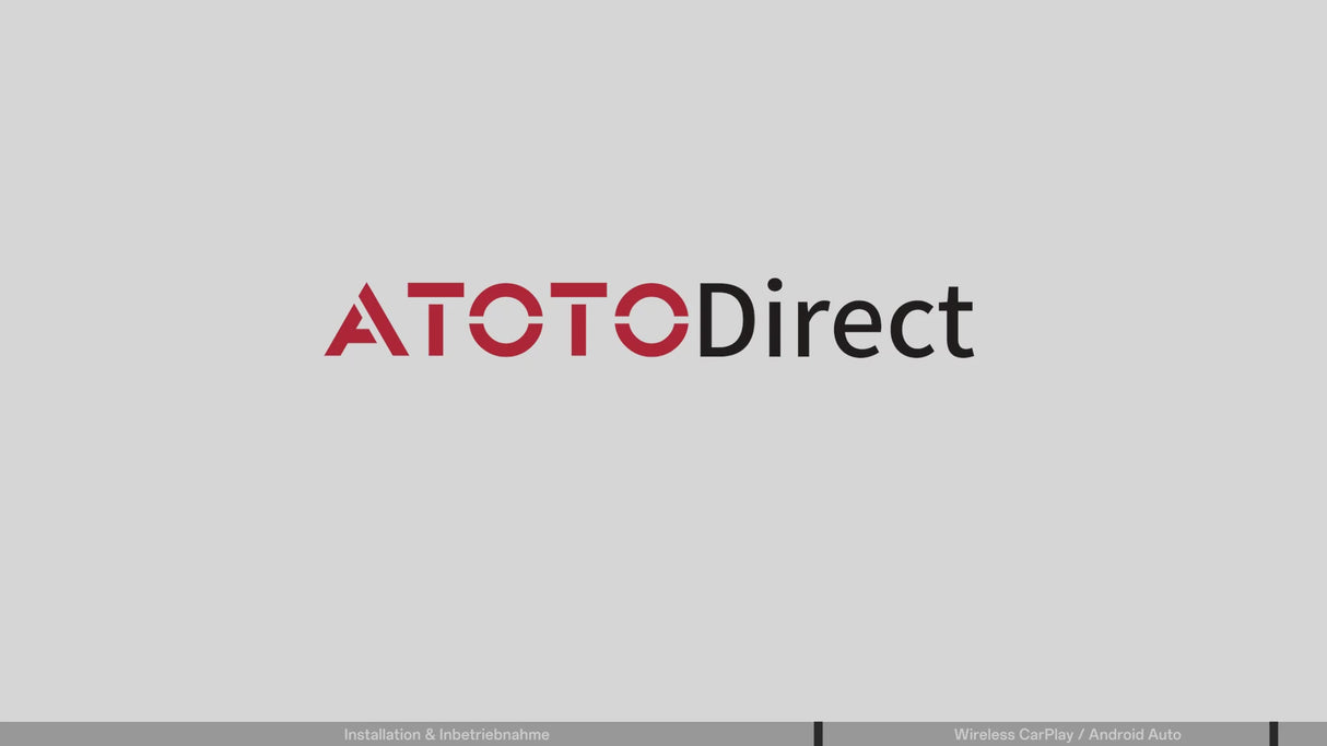 ATOTO CB4A-BK Drahtloser CarPlay Adapter – Magic AI Box mit Dual-WiFi, Wireless CarPlay Box für Fahrzeuge mit kabelgebundenem CarPlay & Android Auto, YouTube & Netflix Unterstützung