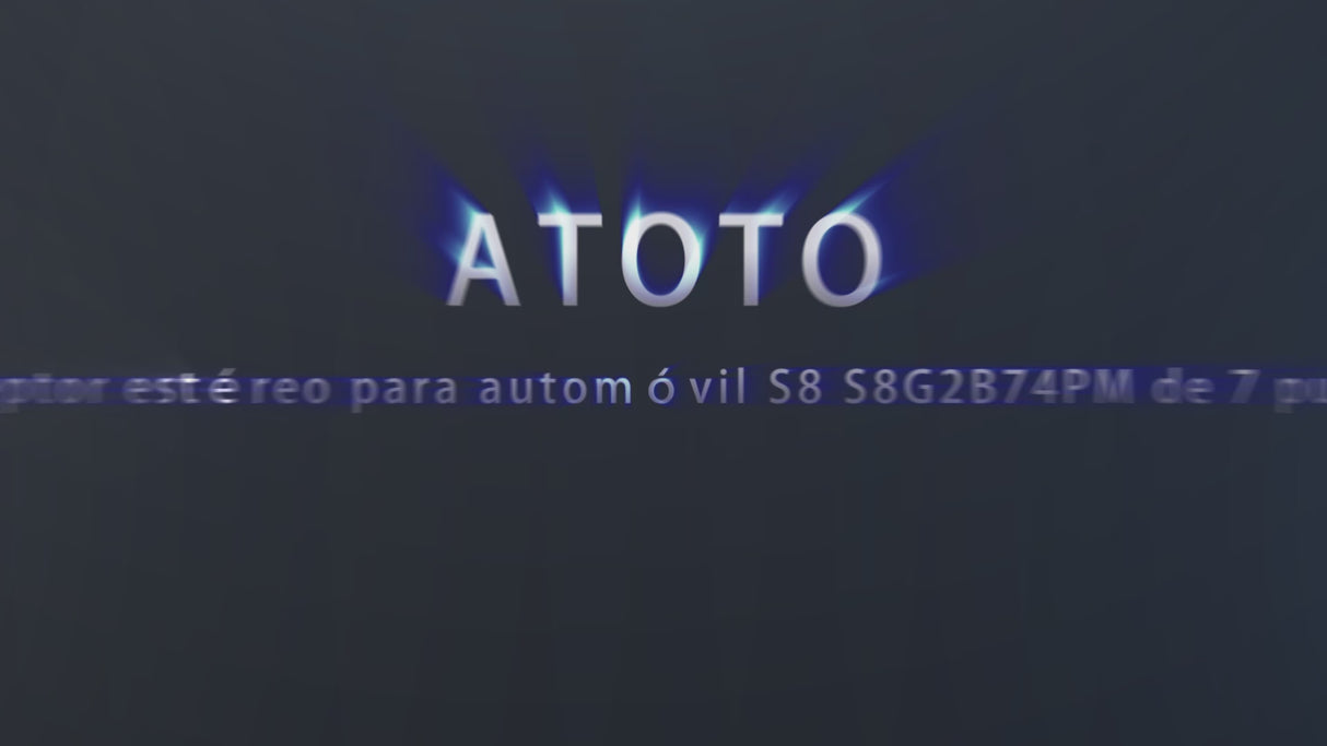 [Nuevo] ATOTO S8 Premium Android Audio Radio, CarPlay inalámbrico y Android Auto, Pantalla QLED de 7 Pulgadas, Dividida, BT Doble con aptX HD, Retrovisor HD con LRV,SCVC y más, S8G2B74PM
