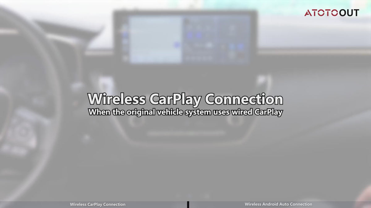 Does wireless CarPlay use Wi-Fi or Bluetooth?